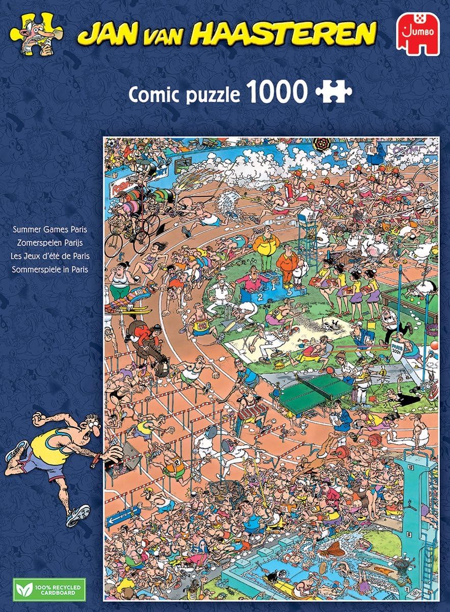 Jumbo Spiele GmbH JUM01816 Jan Van Haasteren: Olympische Spiele Paris 2024 (1000 Teile)