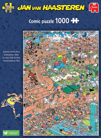 Jumbo Spiele GmbH JUM01816 Jan Van Haasteren: Olympische Spiele Paris 2024 (1000 Teile)