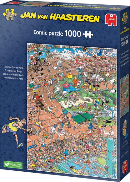 Jumbo Spiele GmbH JUM01816 Jan Van Haasteren: Olympische Spiele Paris 2024 (1000 Teile)