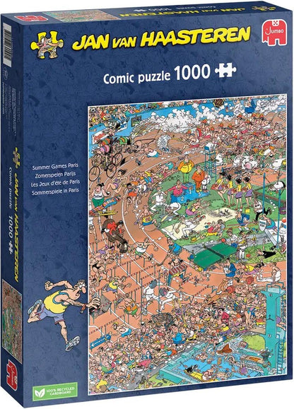 Jumbo Spiele GmbH JUM01816 Jan Van Haasteren: Olympische Spiele Paris 2024 (1000 Teile)
