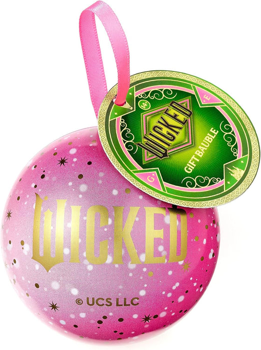 WICKED Glinda Pink Shiz University Gift Bauble with Shiz Necklace Inside