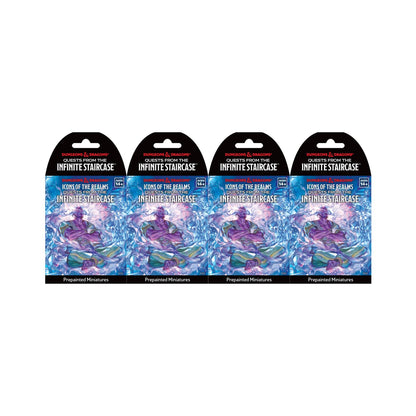 WizKids D&D Icons of The Realms: Quests from The Infinite Staircase | 8 ct Booster Brick | Dungeons and Dragons Figures | Pre-Painted | Blind Boxes