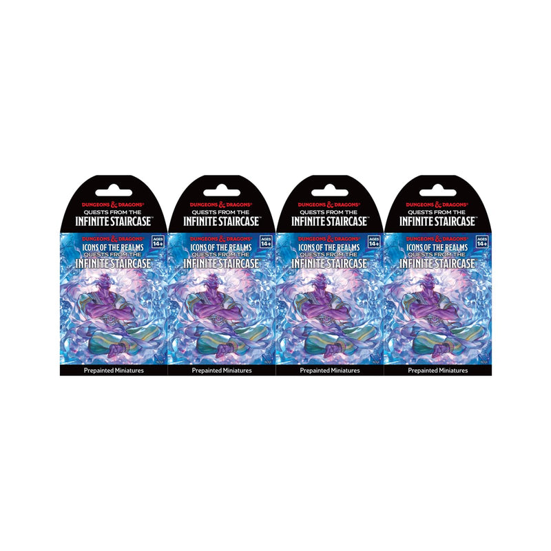 WizKids D&D Icons of The Realms: Quests from The Infinite Staircase | 8 ct Booster Brick | Dungeons and Dragons Figures | Pre-Painted | Blind Boxes