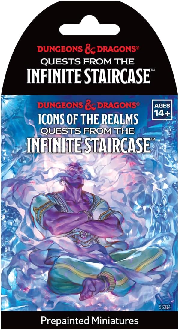 WizKids D&D Icons of The Realms: Quests from The Infinite Staircase | 8 ct Booster Brick | Dungeons and Dragons Figures | Pre-Painted | Blind Boxes