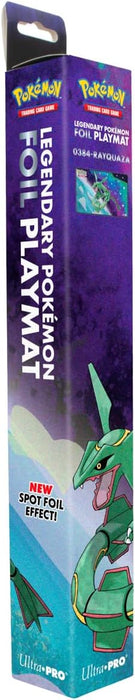 Ultra PRO - Rayquaza Legendary Pokémon 15" Foil Playmat for Playing Cards - Ideal for Pokemon Enthusiasts | Perfect Playmat Accessory for Every TCG Lover