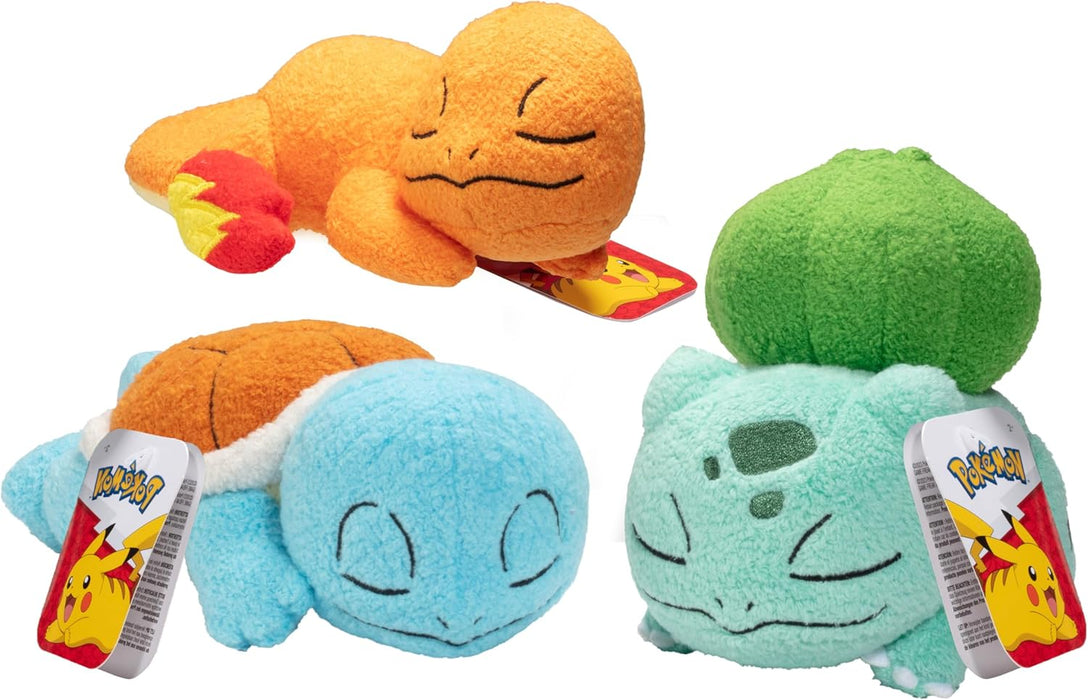 Pokemon - 5`` Sleeping Plush3 pack Bulb, Char, Squirtle plush /Toys