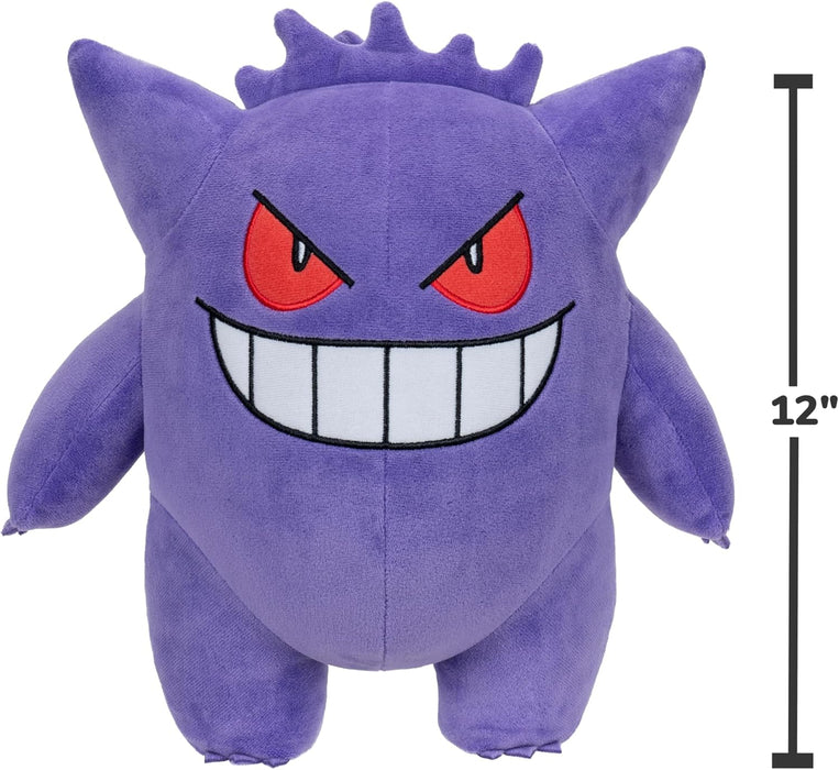 Pokémon Gengar Plush - 12-Inch Pokemon Plush - Authentic Details - Toys for Kids