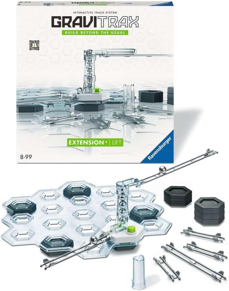 Ravensburger GraviTrax Lift Expansion Pack Add On Extension Accessory - Marble Run and Construction Toy For Kids Age 8 Years and Up