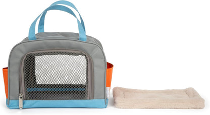 Small Foot Katze mit Tasche und Pflege-Set, 15-teiliges Haustier-Spielzeug für Kinder ab 2 Jahren, Rollenspiel für Tierpflege, 12601, Bunt