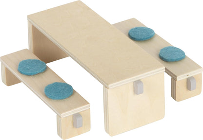 small foot houten poppenhuis meubeltjes keuken, meubelset voor het poppenhuis, voor kinderen vanaf 3 jaar, 12629