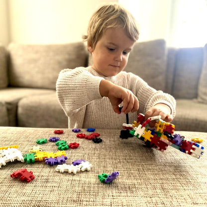 Nano Clics Creative Builders 125, Konstruktionsspielzeug für Kinder ab 8 Jahren, kreatives Lernspielzeug im 125-teiligen Set, Bausteine für Mädchen und Jungen, Montessori STEM,dauerhaftes Spielzeug