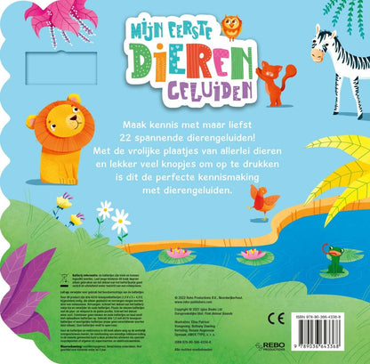 Rebo Publishers - Geluidenboek Mijn Eerste Dierengeluiden (22 geluiden!)