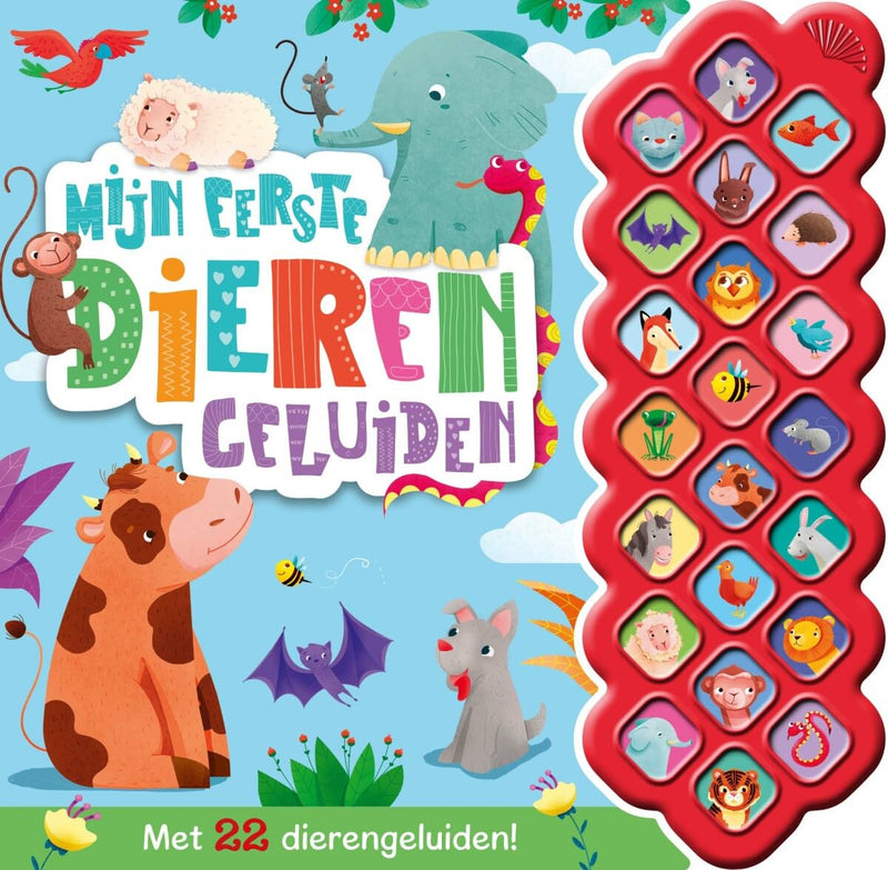 Rebo Publishers - Geluidenboek Mijn Eerste Dierengeluiden (22 geluiden!)