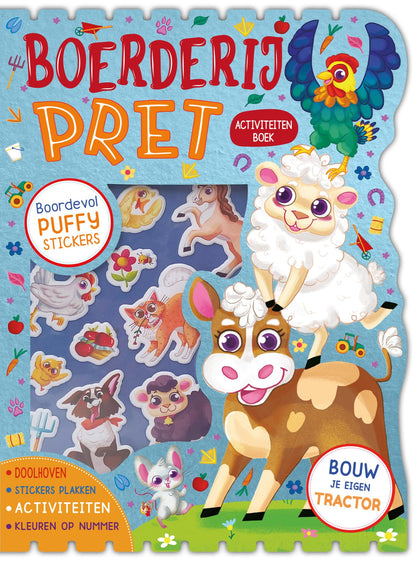 Rebo Publishers - Boerderijpret Stickerplezier Stickerboek