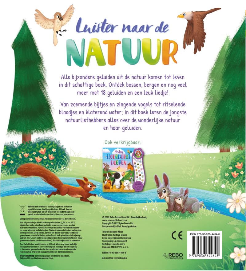 Luister naar de natuur - Geluidboek