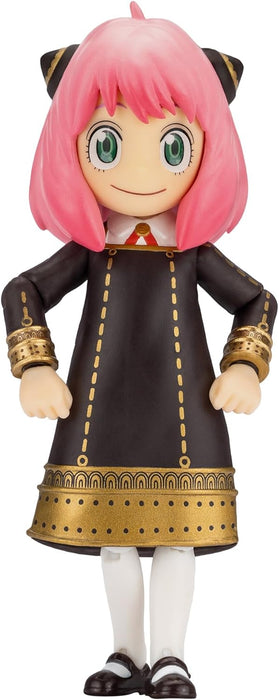 Total Anime Spy X Family Anya Forger - 6.5-Inch Scale Figure with Swappable Faceplates, Alternate Hands, Teddy Bear, and TV Set