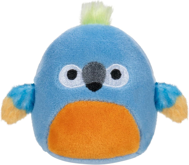 Micromallows Squishmallows Original 4-Pack – Brina Bigfoot, Chanel Cinnamon Roll, Lucia Lemur, Tenise Parrot