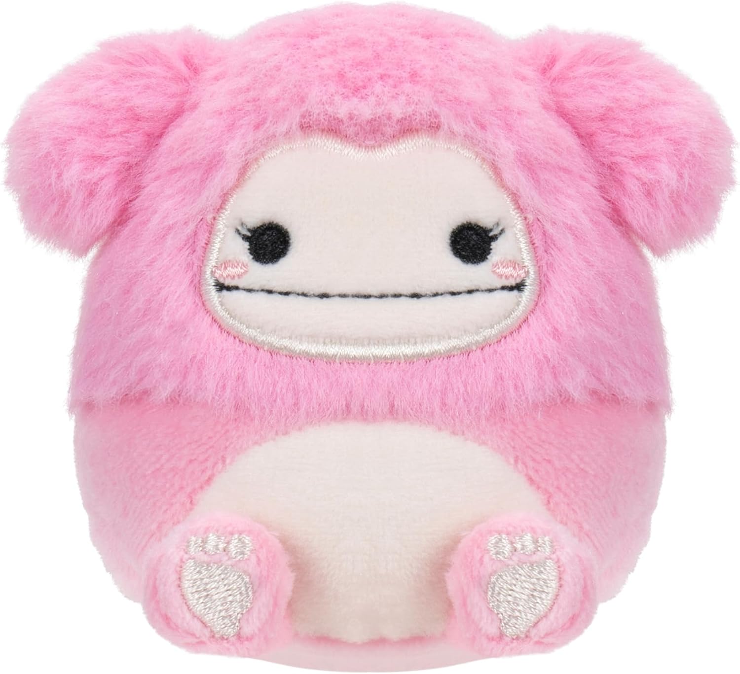 Micromallows Squishmallows Original 4-Pack – Brina Bigfoot, Chanel Cinnamon Roll, Lucia Lemur, Tenise Parrot
