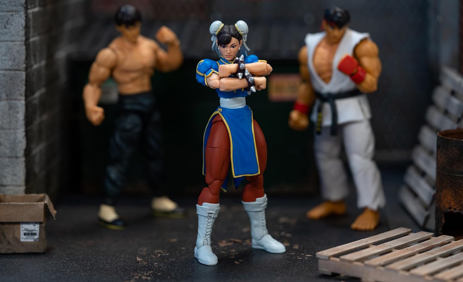 Street Fighter II 6" Chun Li Figure Action Figure, Toys for Kids and Adults