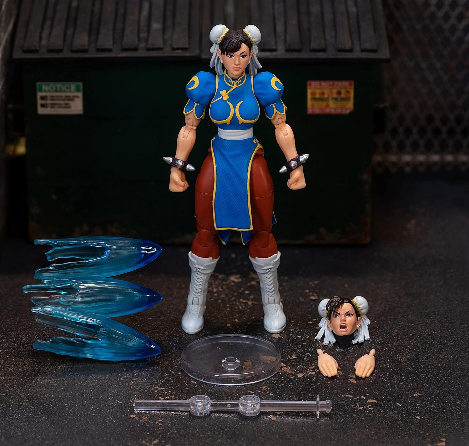 Street Fighter II 6" Chun Li Figure Action Figure, Toys for Kids and Adults