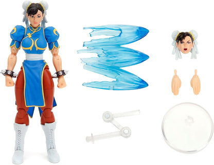 Street Fighter II 6" Chun Li Figure Action Figure, Toys for Kids and Adults
