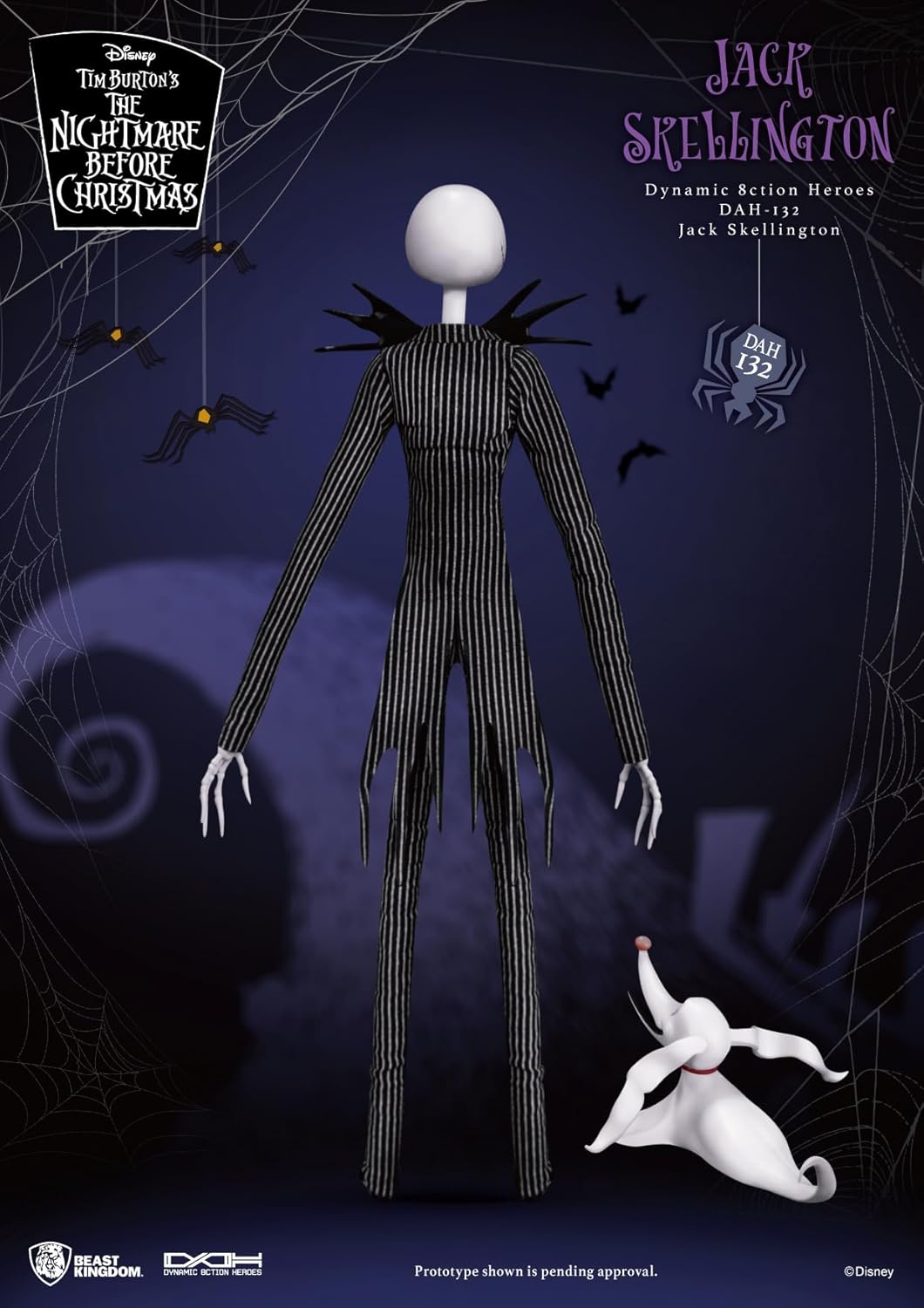 Beast Kingdom The Nightmare Before Christmas: Jack Skellington DAH-132 Dynamic 8-ction Heroes Action Figure