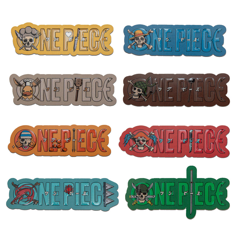 One Piece Fridge Magnet 8-Pack Title Sequence
