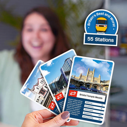 Great British Railway Stations - Schedule Some Fun In Your Timetable - 56 Of Britain’s Best & Worst Stations - Steal Them All To Win The Game - There’s No Better Way To Derail Boredom!