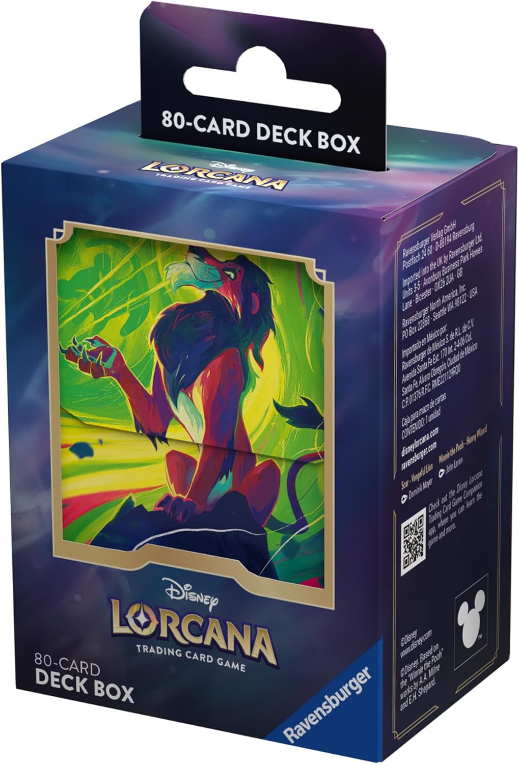 Ravensburger Disney Lorcana TCG Trading Cards for Adults and Kids Age 8 Years Up - Scar Deck Box - Set 6: Azurite Sea