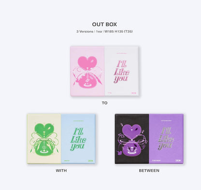 I'll Like You - Random Cover - incl. Photobook, Photocard A + B, Sticker, Album Logo Sticker, ID Photo + Poster