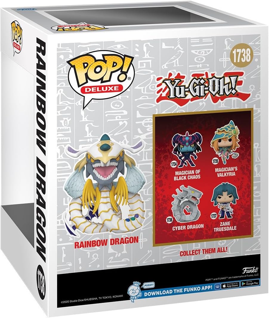 Funko POP! Deluxe: YGO - Rainbow Dragon - Yu-Gi-Oh! - Collectable Vinyl Figure - Gift Idea - Official Merchandise - Toys for Kids & Adults - Anime Fans - Model Figure for Collectors and Display