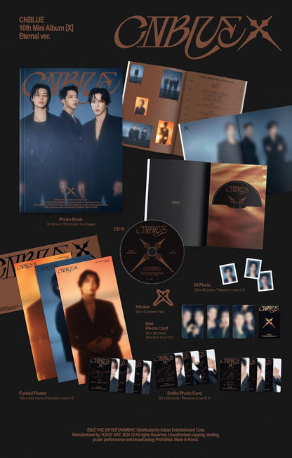 X - incl. 64pg Photobook, Sticker, ID Photo, Unit Photocard, Folded Poster + 2 Selfie Photocards