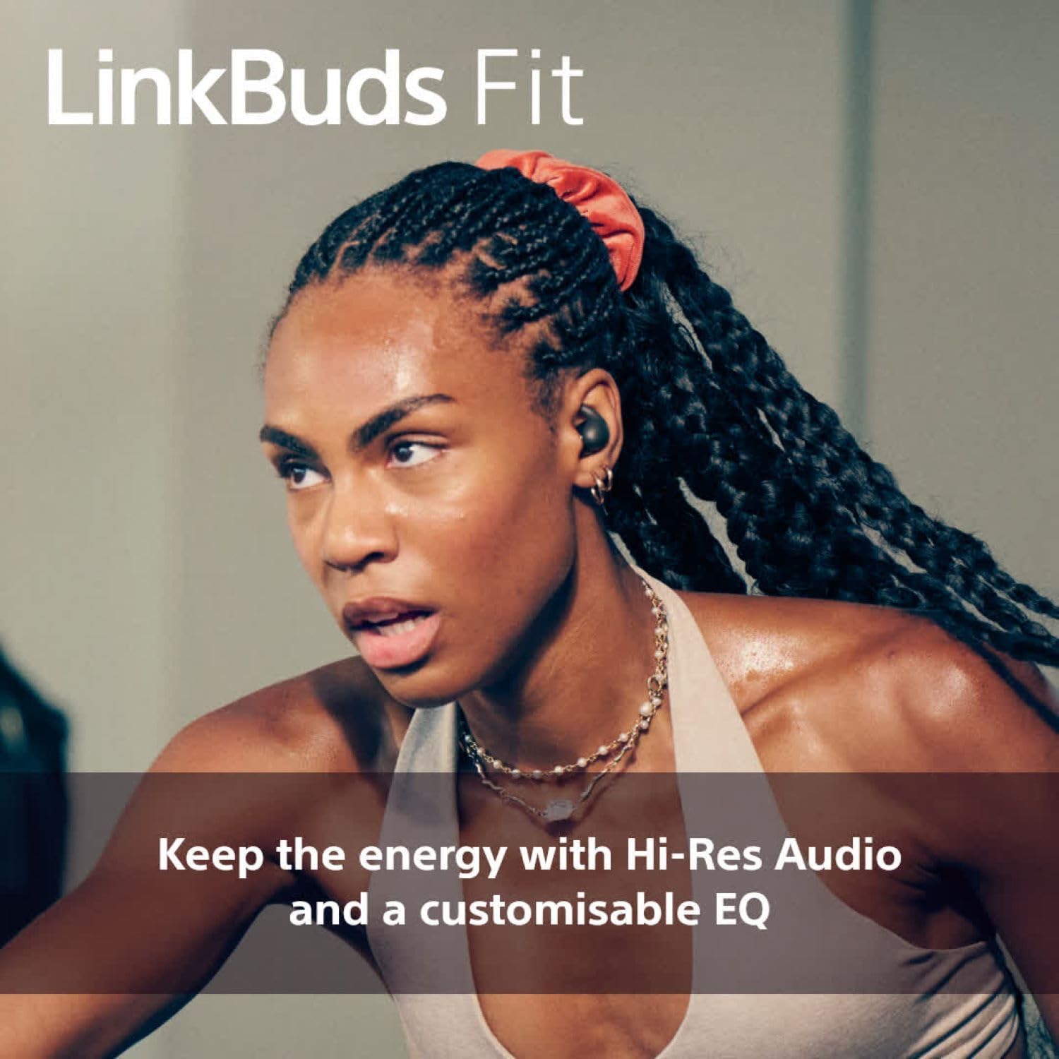 Sony LinkBuds Fit – Truly Wireless Noise Cancelling Bluetooth Earbuds - All Day Comfort, IPX4, Hi-Res Audio, Ambient Sound Mode, 21Hrs Battery Life, Multipoint Connection, iOS & Android - Black