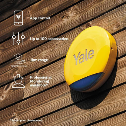 Yale Outdoor Siren (Yellow)