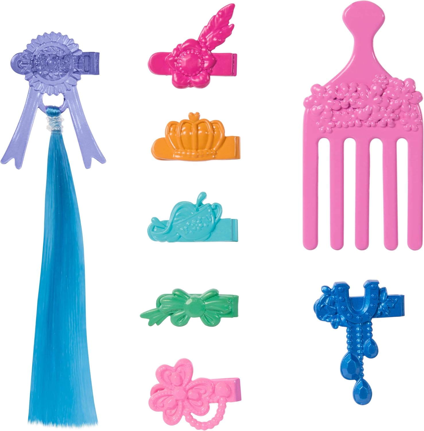 Barbie Horse & Accessories, Toys from Barbie Mysteries: The Great Horse Chase, Extra-long Mane for Brushing & Styling Fun (Styles May Vary), HXJ36