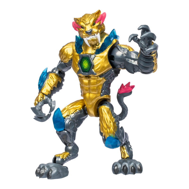 MrBeast Lab Mutators: Mutate The Ultimate Beast! Perform Experiments and Unlock a MrBeast-Exclusive Golden Panther Action Figure. Collect 3 Other Panthers: Iconic, Stealth, and Metallic Panthers.