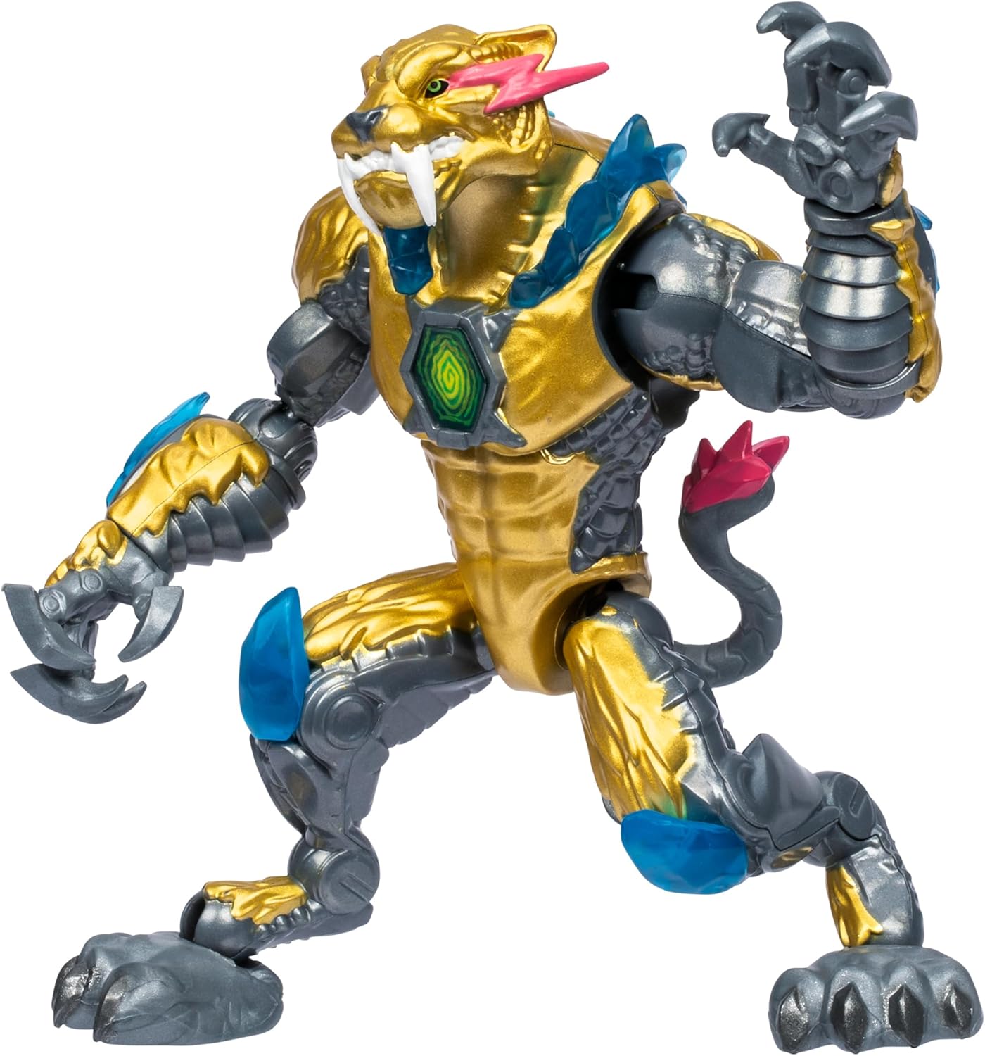 MrBeast Lab Mutators: Mutate The Ultimate Beast! Perform Experiments and Unlock a MrBeast-Exclusive Golden Panther Action Figure. Collect 3 Other Panthers: Iconic, Stealth, and Metallic Panthers.