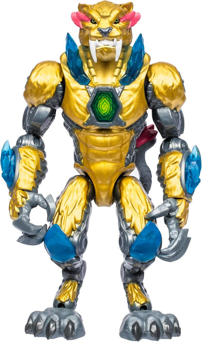 MrBeast Lab Mutators: Mutate The Ultimate Beast! Perform Experiments and Unlock a MrBeast-Exclusive Golden Panther Action Figure. Collect 3 Other Panthers: Iconic, Stealth, and Metallic Panthers.