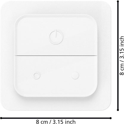 Eglo Connect. Z Wall Switch Features A Plastic Structure In A White Finish