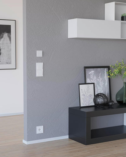 Eglo Connect. Z Wall Switch Features A Plastic Structure In A White Finish