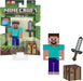 Mattel Collection de figurines et accessoires Minecraft, échelle de 8,3 cm avec motif pixelisé (les personnages peuvent varier