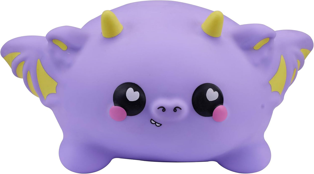 Smooshzees Snugzees, Puffin, Purple Dragon, Collectable Characters, Supersoft, Cuddly and Squishy!