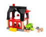 BRIO World Animal Barn Toy Accessory for Kids Age 3 Years Up - Wooden Railway Set Add On Accessories