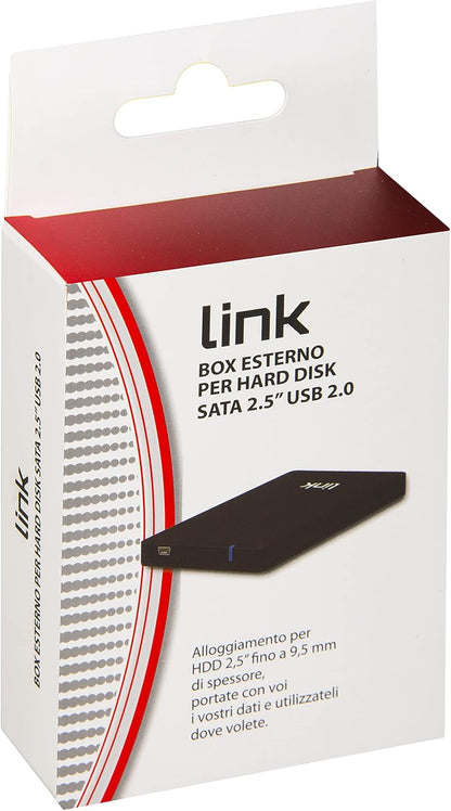 Link Accessories LKLOD252 storage drive enclosure 2.5" HDD enclosure Black