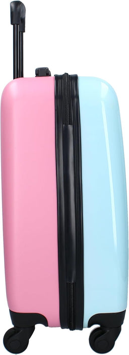 HELLO KITTY Hard ABS Suitcase Travel Trolley for Children – 4 Wheels – Extendable Handle – 46 x 33 x 21 cm – Capacity 31 Litres – Colour Blue and Pink – Voyage Vibes Series, azure, Valigia piccola