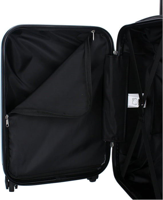 HELLO KITTY Hard ABS Suitcase Travel Trolley for Children – 4 Wheels – Extendable Handle – 46 x 33 x 21 cm – Capacity 31 Litres – Colour Blue and Pink – Voyage Vibes Series, azure, Valigia piccola