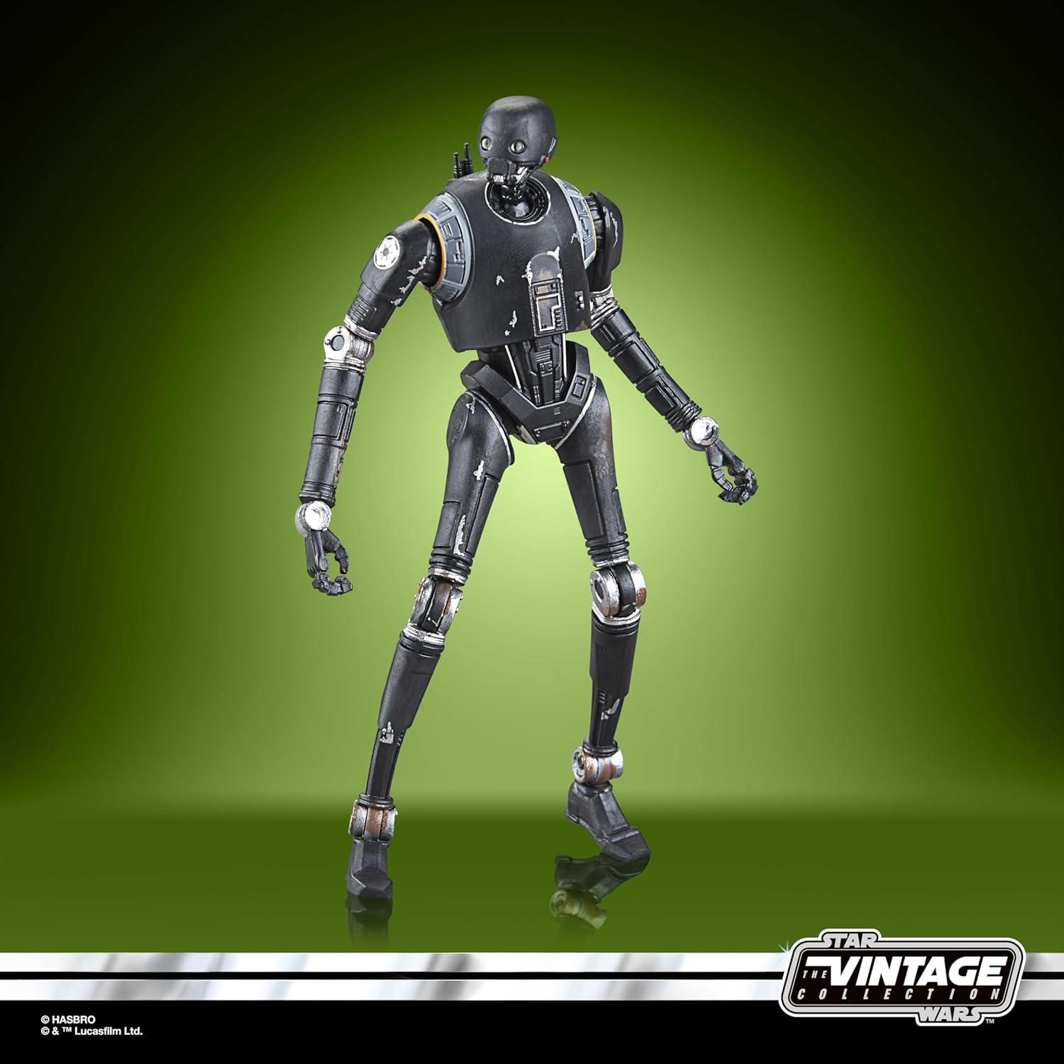 Star Wars La colección Vintage, K-2SO (Kay-Tuesso), Star Wars: Andor, Figura de acción de 9,5 cm