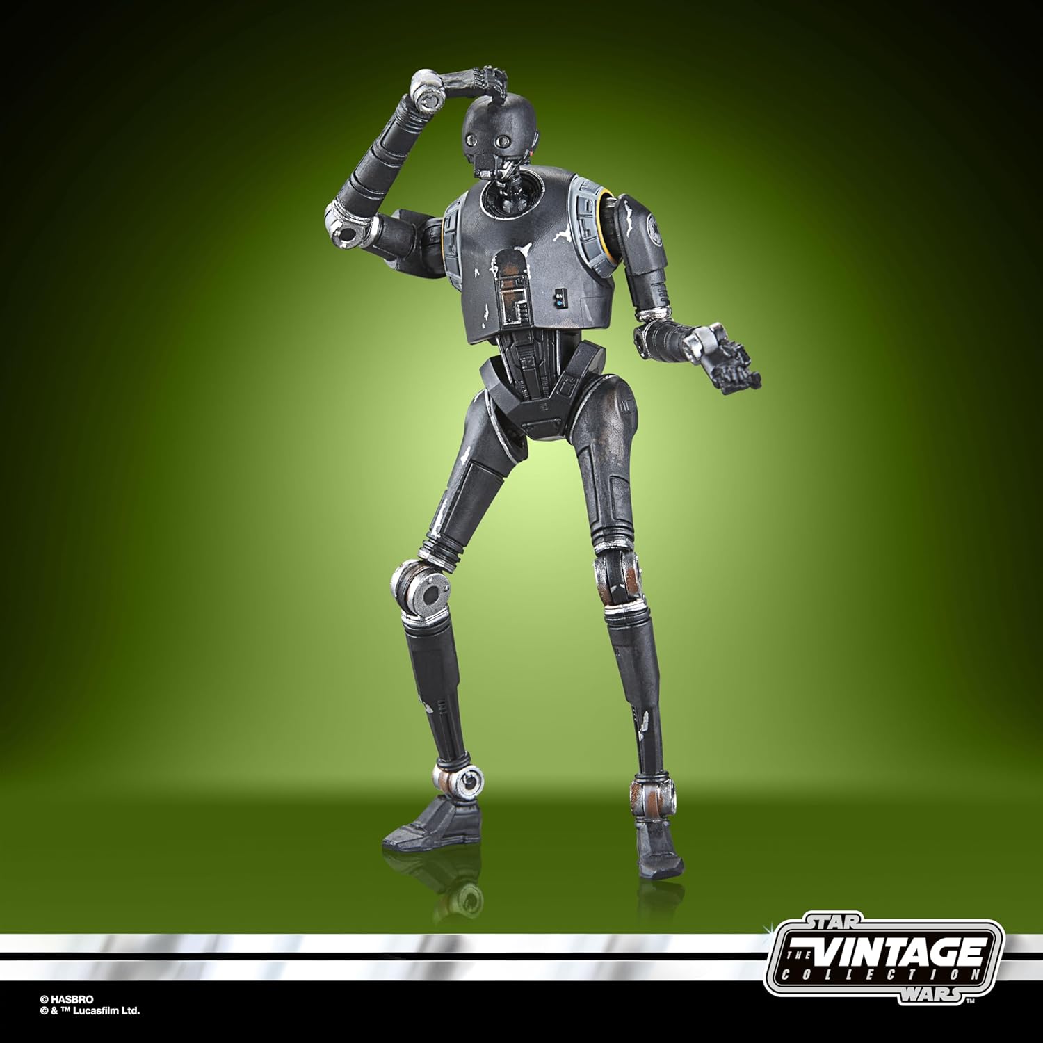 Star Wars La colección Vintage, K-2SO (Kay-Tuesso), Star Wars: Andor, Figura de acción de 9,5 cm