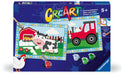 Ravensburger - CreArt Junior Series: The Farm, Paint by Number Kit, Contains Two Pre-Printed Boards, a Brush, Colors, Creative Game for Boys and Girls 5+ Years Old