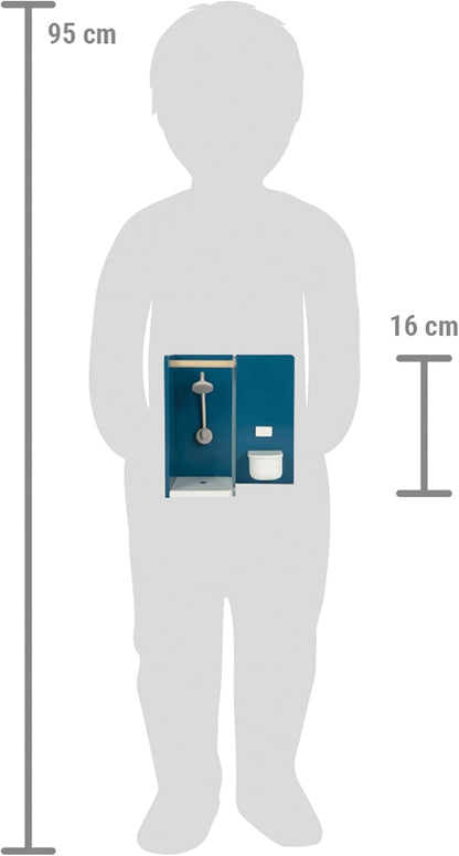 small foot houten poppenhuis meubeltjes badkamer, meubelset voor het poppenhuis, voor kinderen vanaf 3 jaar, 12630